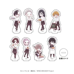 アクリルぷちスタンド「TVアニメ『WIND BREAKER』」01/ブラインド(全8種)(グラフアートイラスト) 8パック入りBOX A3