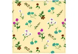 フレンズヒル ディッシュクロス フラワーダンス イエロー 35x35 JW-451-55