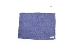 ランチマット キャンディ ネイビー 綿50％ ジュート50％ 32×45cm KS-220-01