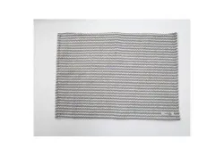 ランチマット シェール ライトブルー 綿50％ ジュート50％ 32×45cm KS-221-01