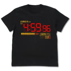 EVANGELION 活動限界 Tシャツ/BLACK-L コスパ