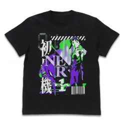 EVANGELION エヴァ初号機 アシッドグラフィックスTシャツ/BLACK-L コスパ