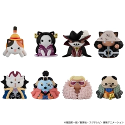 【予約2026年11月再販】MEGA CAT PROJECT ワンピース ニャンピースニャーン！ ルフィと王下七武海 8パック入りBOX メガハウス