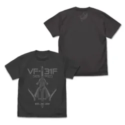 マクロスΔ VF-31F ジークフリード Tシャツ/SUMI-XL  コスパ