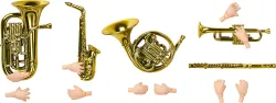 【予約2025年10月】ねんどろいどどーる 管楽器パーツセット グッドスマイルカンパニー
