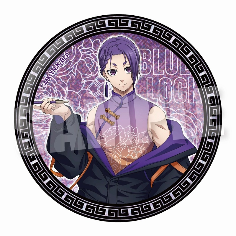 【予約2024年08月】ブルーロック BIGホロ缶バッジ NEONチャイナVer. 御影玲王 NEO GATE