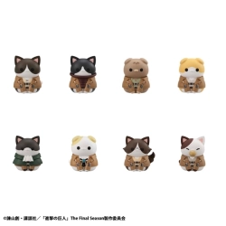 【予約2026年12月再販】MEGA CAT PROJECT 進撃の巨人 進撃のニャンコ 調査兵団集合だニャン！ 8パック入りBOX メガハウス