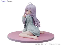【送料無料】魔女の旅々 イレイナ ニットver. 1/7スケールフィギュア Repaint BLUE フリュー【予約2026年01月】