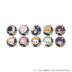【予約2026年09月】缶バッジ「TVアニメ『WIND BREAKER』」11/花火大会ver. ブラインド(全10種)(グラフアートイラスト) 10パック入りBOX A3