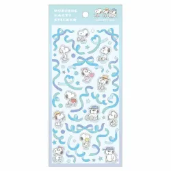 スヌーピー ポッピングパーティーステッカー ファミリー クラックス