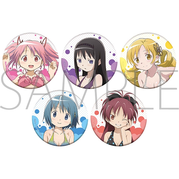 魔法少女まどか☆マギカ ホロキャラバッジコレクション 水着 5パック入りBOX ムービック