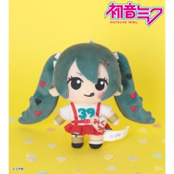 初音ミク　フィギュア　4体セット＋フェイスぬいぐるみマスコット2個 グッズ]初音ミク MIKU WITH YOU 2024 ふわぷち ぬいぐるみ（LL