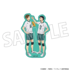 【予約2025年10月】ハイキュー！！ ダイカットステッカー 茂庭・二口 ムービック