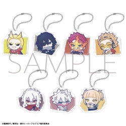 ヒロアカ アクスタ入りアクリルキーホルダー アクぬい わちゃころ 缶