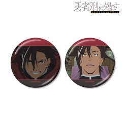TVアニメ『勇者刑に処す 懲罰勇者9004隊刑務記録』 ザイロ・フォルバーツ 場面写メタリック缶バッジ2個セット【アルマビアンカ】