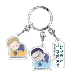 HUNTER×HUNTER 3連アクリルキーホルダー はぐみーつ08 フィンクス&フランクリン【バンダイ】