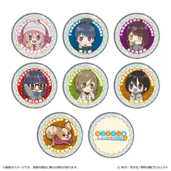 ゆるキャン△ SEASON３ ぽわころんシリーズ ホログラム缶バッジ 8パック入りBOX 清水産業