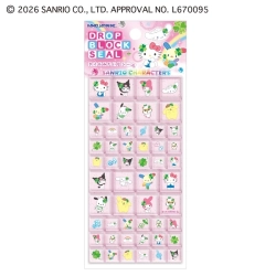 平成ファンシードロップブロックシール　サンリオ＿ＨＡＰＰＹ　カミオジャパン