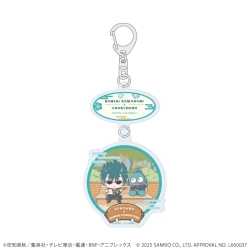 銀魂【⭐️サンリオコラボ限定】土方　指の上シリーズ マスコット⭐️希少です、新品 銀魂 withCATアイマスク付きふらっとぬいぐるみ／土方十四郎