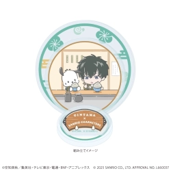 銀魂【⭐️サンリオコラボ限定】土方　指の上シリーズ マスコット⭐️希少です、新品 銀魂 withCATアイマスク付きふらっとぬいぐるみ／土方十四郎