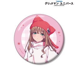 【予約2026年10月】グリッドマン ユニバース 描き下ろし 南 夢芽 猫の着ぐるみver. 100mm缶バッジ アルマビアンカ