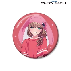 【予約2026年10月】グリッドマン ユニバース 描き下ろし 南 夢芽 うさぎの着ぐるみver. 100mm缶バッジ アルマビアンカ