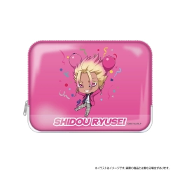 ブルーロック PVCスクエアポーチ 士道 龍聖(ミニキャラ)(風船) 【パルック】
