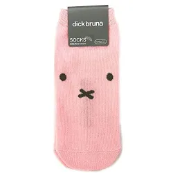 ミッフィー靴下 キャラックス レディースソックス フェイス ピンク MF1054J