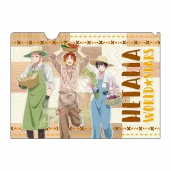 アニメ「ヘタリア World★Stars」 収穫祭 A4クリアファイル GRANUP
