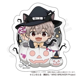 WIND BREAKER ダイカットステッカー ブラックハロウィンver. 兎耳山丁子 Y Line