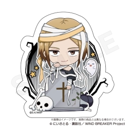 WIND BREAKER ダイカットステッカー ブラックハロウィンver. 佐狐浩太 Y Line
