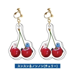 パペットスンスン Clearイヤリング 04 スンスン&ノンノン(チェリー) 【バンダイ】