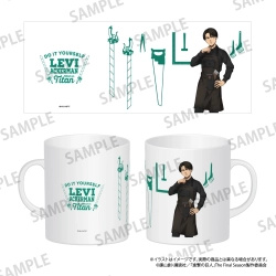 進撃の巨人 フルカラーマグカップ リヴァイ・アッカーマン（DIY） パルック
