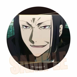 メモリーズ缶バッジ (黒の時代) 文豪ストレイドッグス/森 鴎外 ベルハウス