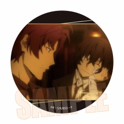 メモリーズ缶バッジ (黒の時代) 文豪ストレイドッグス/織田 作之助&太宰 治 ベルハウス