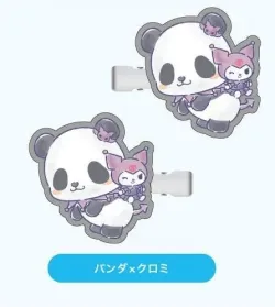 劇場版 呪術廻戦 0×サンリオキャラクターズ ヘアクリップ 04 パンダ×クロミ【バンダイ】