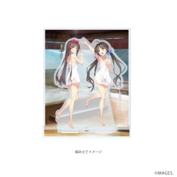 【予約2026年01月】プレミアム アクリルジオラマプレート「メモリーズオフシリーズ」01/白河ほたる&桧月彩花(描き下ろしイラスト) A3