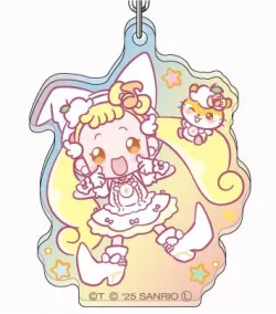 アクリルキーホルダー オーロラTYPE おジャ魔女どれみ×サンリオキャラクターズ06 ハナ×コロコロクリリン バンダイ