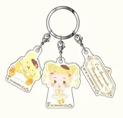 Yes！プリキュア5GoGo！×サンリオキャラクターズ03 3連アクリルキーホルダー キュアレモネード×ポムポムプリン【バンダイ】