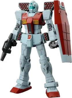 HG 機動戦士ガンダム ククルス・ドアンの島 ジム (ショルダー・キャノン装備/ミサイルポッド装備) 1/144スケール 色分け済みプラモデル