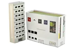 【予約2023年6月】エコラクチャー ペーパーストラクチャー C02 ワンルームマンション・ファッションビル ジオラマ用品