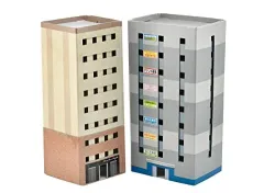 【予約2023年6月】エコラクチャー ペーパーストラクチャー C04 ハイツ・テナントビル ジオラマ用品