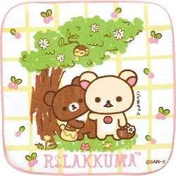 リラックマ プチタオル（木かげ）コリラックマと新しいお友達【送料込み】