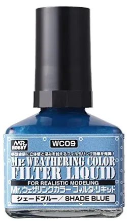 GSIクレオス Mr.ウェザリングカラー フィルタ・リキッド ブルーグレー 40ml ホビー用塗料 WC09