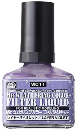 GSIクレオス Mr.ウェザリングカラー フィルタ・リキッド バイオレット 40ml ホビー用塗料 WC11