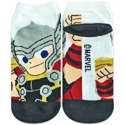 MARVEL 靴下  グリヒル マイティソー ホワイト＊グレー レディス SPSOC564